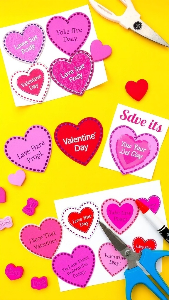 A variety of Valentine